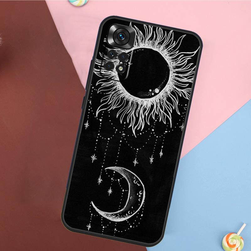 Black White Moon Space Astronaut Cover For Xiaomi Redmi Note 13 Pro 14 12 11 9 10 9S 10S 11S 12S Redmi 14C 10C 12C 13C Case