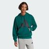 adidas Unisex Basic Hoodie mit großem Logo aus französischem Plüsch, lässiger Baumwoll-Hoodie