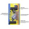 Car tire repair kit, motorcycles, bicycles, trucks, set tools, tire puncture,foreskin, glue, garage tool accessories