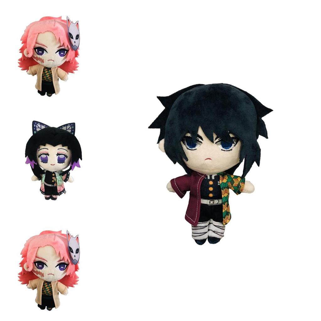 Adorable 20cm Soft Plush Doll Featuring Kimetsu No Yaiba Demon Slayer Theme For Kids' Gift