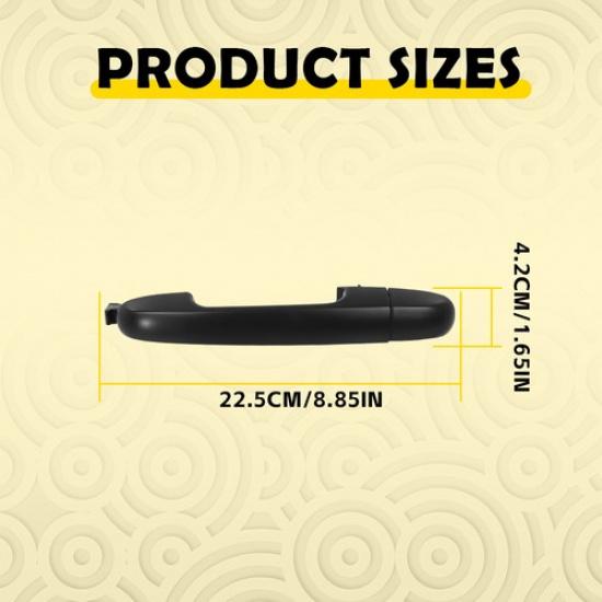 For 2010 2012 2011 Kia 2013 Exterior Forte Handle Black Door Primed Front Right