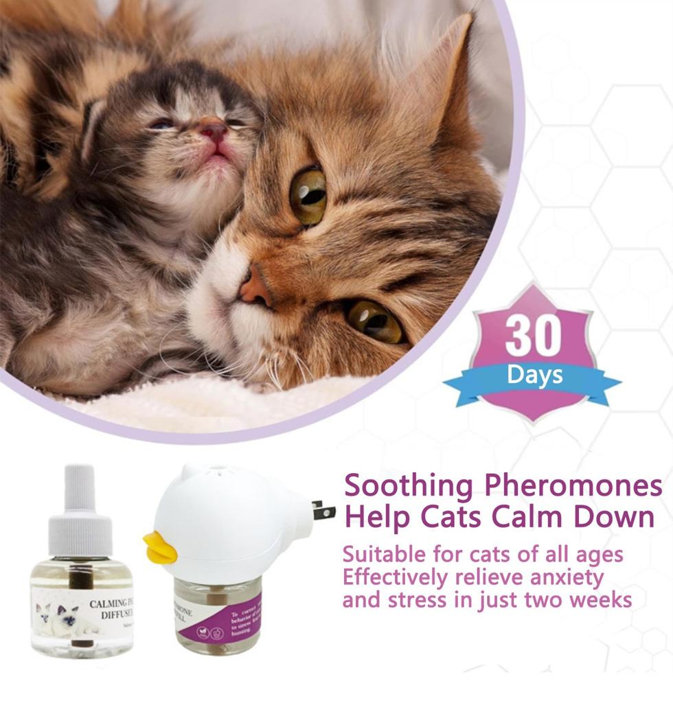 96ML 1 Diffuser 2 Soothing Liquid Pheromones Emotion Stabilizing -Stress Electric Heating Soothing Soothing Agent Set