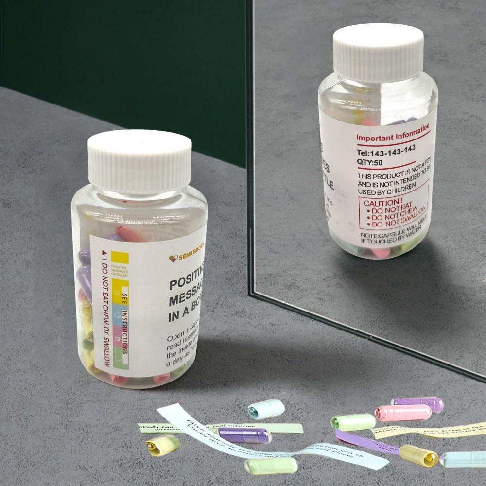 Creative Love Pills Bottle Innovative Positive Messages In Bottle  Love Letter