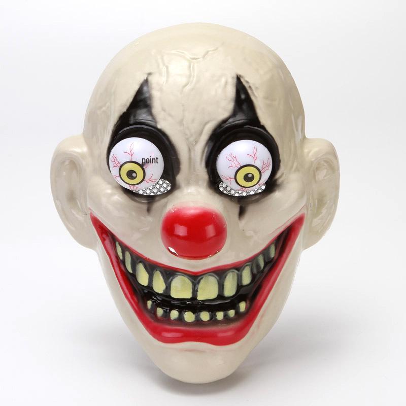 Halloween Thriller Skull Vampire Clown Mask: Scary Costume Prop