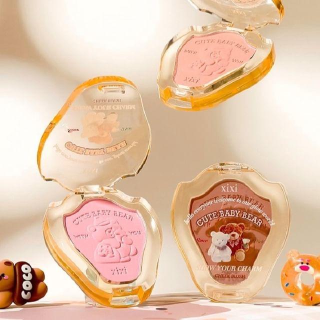 xixi - Милый Медвежонок Мягкие Румяна для Щечек - 1-3 J01 - 3g