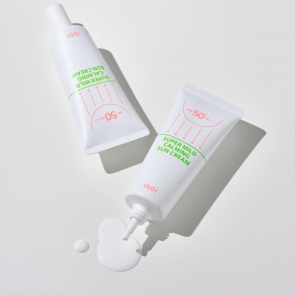 [Sunscreen Without Eye Irritation] Isoi Super Mild Calming Sun Cream Spf50+ Pa+++ 55ml