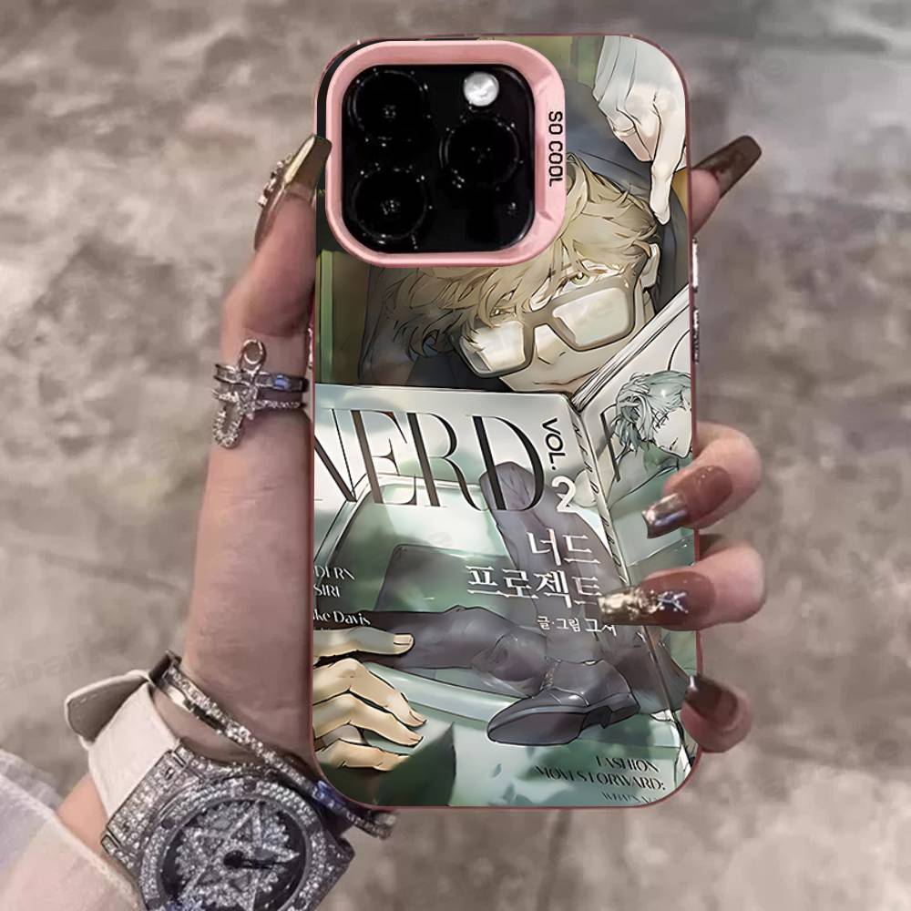 Nerd Project Bl Anime Phone Cases For iPhone 17 16e 15 14 13 12 11 Plus Pro Max ProMax Colorful Covers