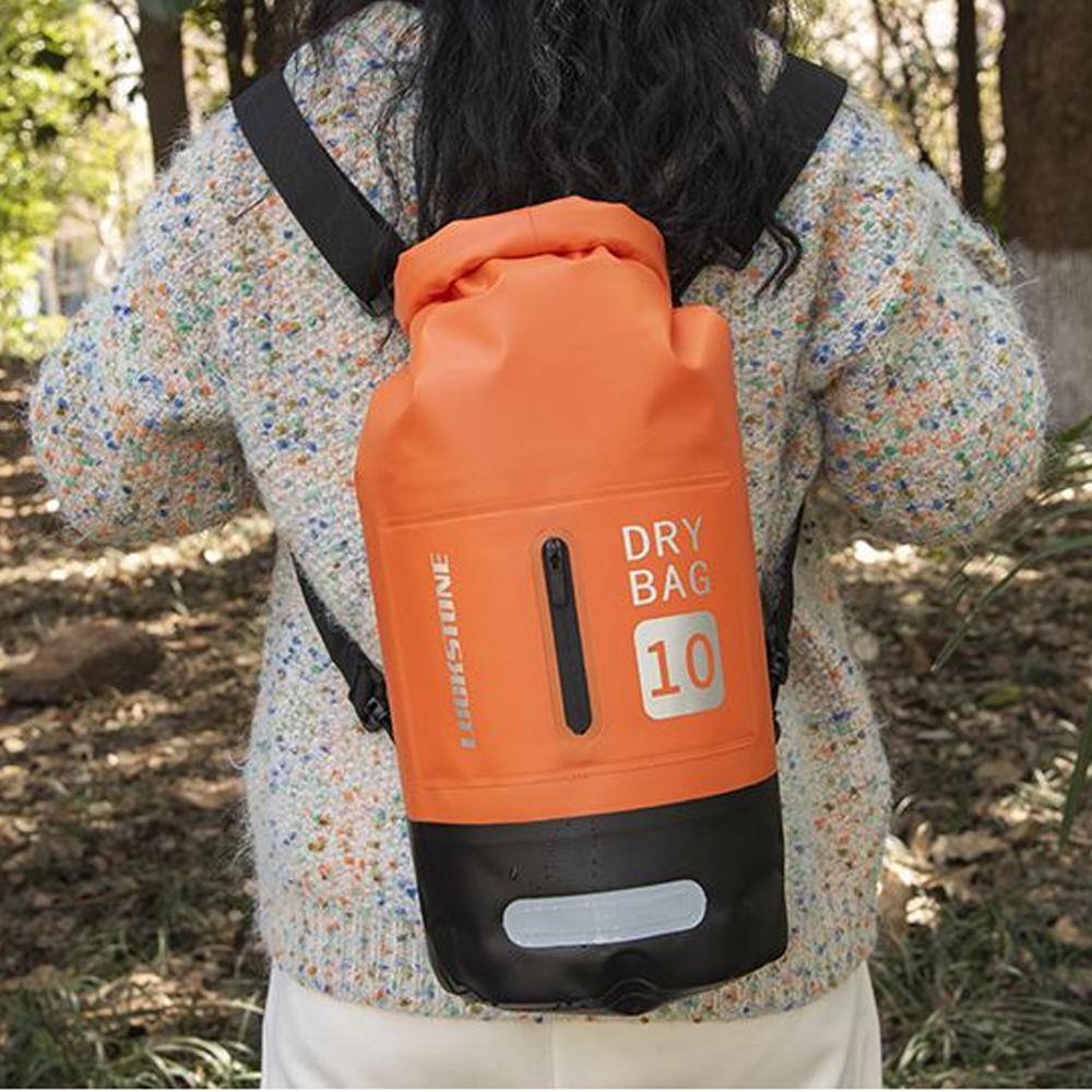 Wasserdichte Dry Bag 10L/20L Große-Kapazität Eimer Tasche mit Schulter Riemen Leichte Rucksack für