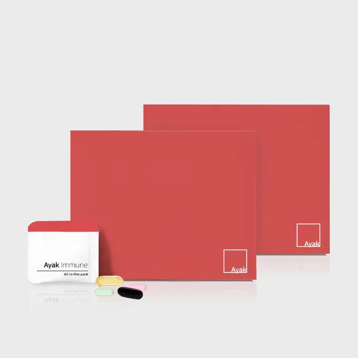 

Pharmacist-made all-in-one immune system supplement Ayak Immune Multipack 2 boxes