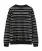 WMC Multi-Stripe Henley Neck Knit_Black