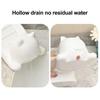 Portasapone da bagno da 1/2 pezzi, design antiscivolo, drenaggio rapido, adorabile portasapone a forma di gatto, facile da pulire, salvasapone