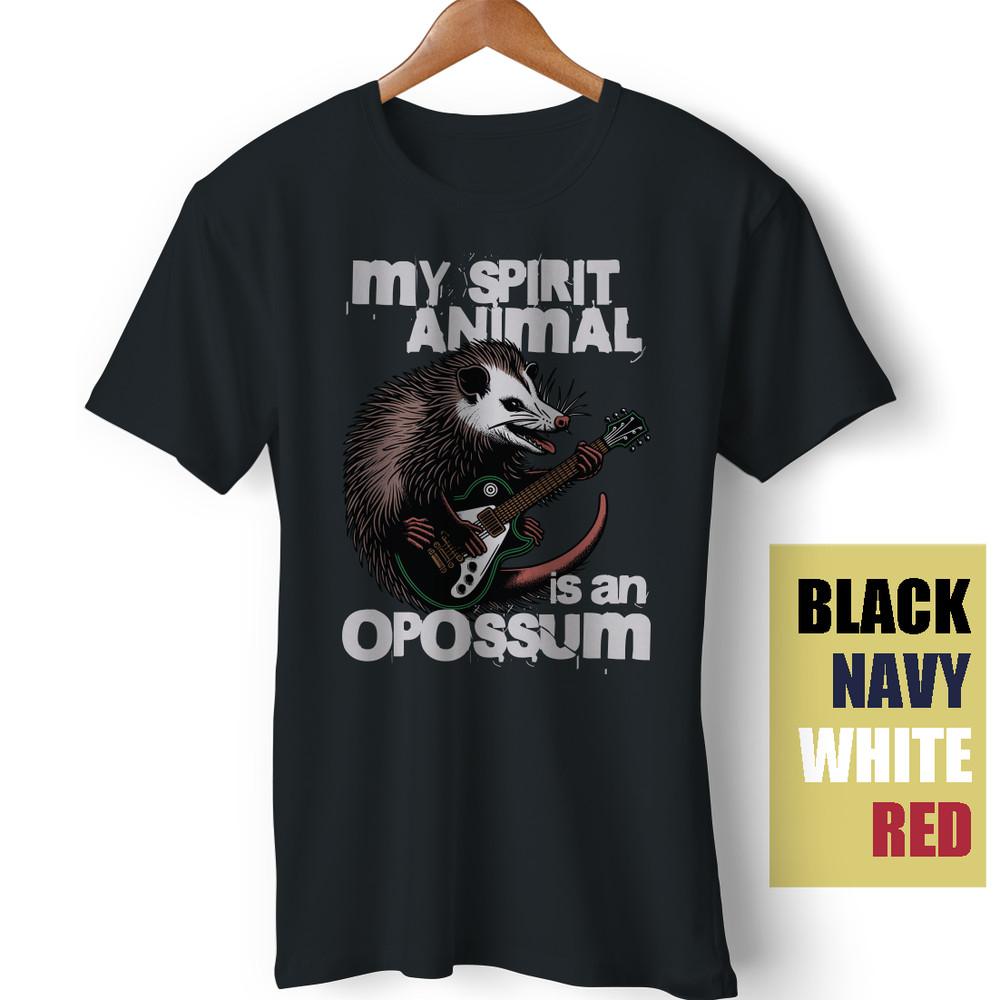 My Animal Spirit is An Opossum Street Cat Possum Raccon Trash Funny gift T-Shirt Unisex T-Shirt XXL