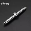Decompression Multifunctional Finger Rotate Luminous Gyro Pens Toy Fidgets Spinner Led Light Ballpoint Pen Metal Gyro Pen Gift