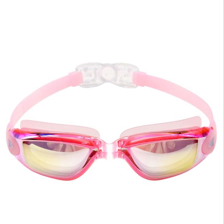 

Очки для плавания для мужчин и женщин, профессиональные водонепроницаемые очки для плавания для бассейна, очки для дайвинга для взрослых с диоптриями None розовый