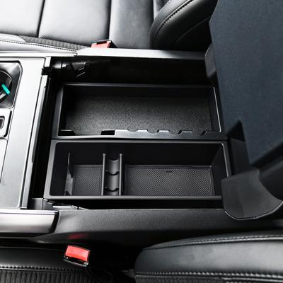Für Ford F150 2025 2025 2025 2025 Mittelkonsolenablage Organizer Armlehnenbox Aufbewahrung Auto Sekundäre Aufbewahrungsbox ABS Zubehör