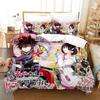 3D Anime Ayakashi Triangle Bedding Set Single Twin Full Printed With Pillowcase Duvet Cover Soft Queen King Size Bedclothes Home