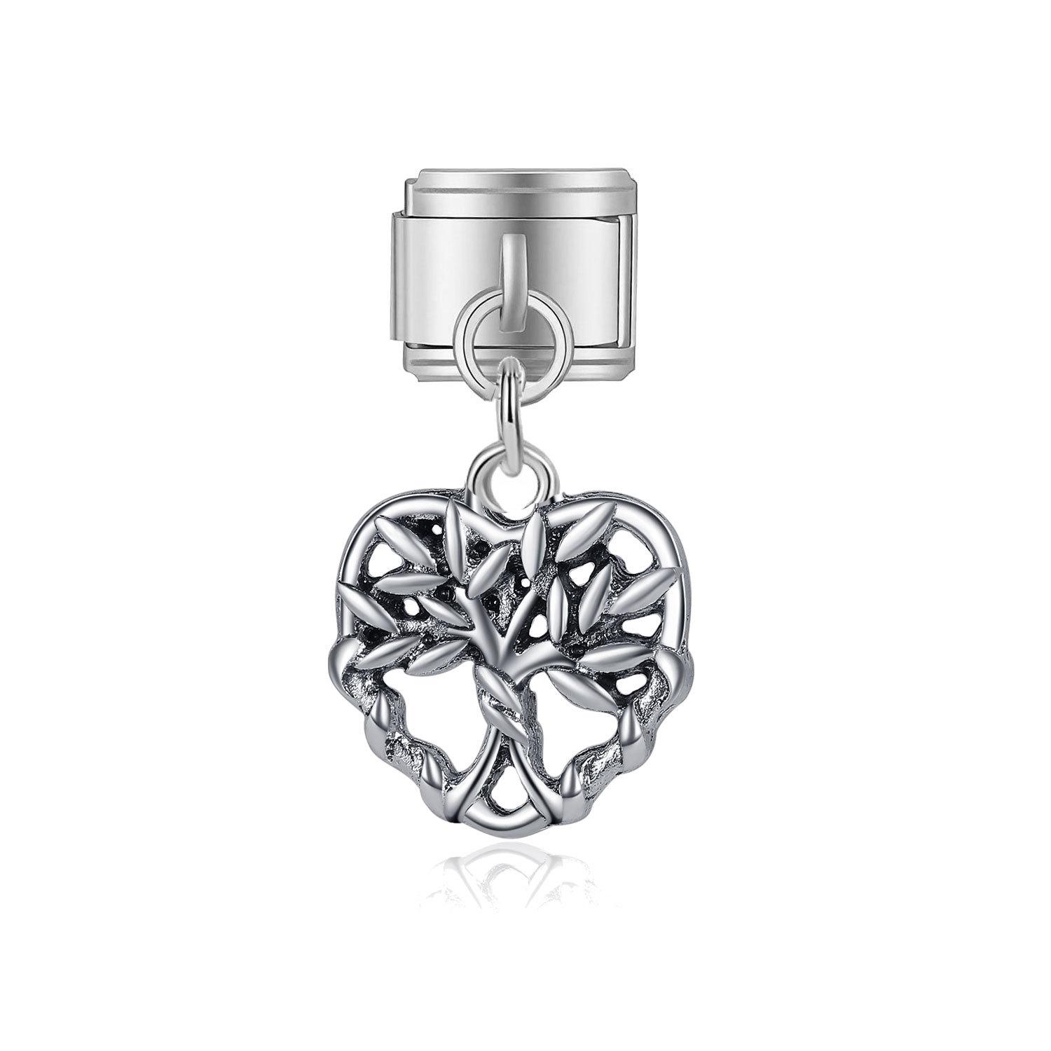 

Elastic Tree of Life & Sea Turtle Charms for DIY Italian Style Necklace