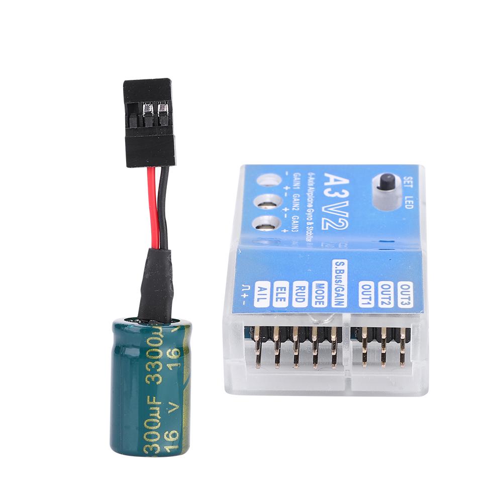 

F50A 3 Axle Gyro A3 V2 Flight Controller Stabilizer System for RC Fixed wing Airplane