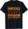 Funny Pain Scale Pumpkin Trauma Nurse Halloween Unisex T-Shirt Multicolor