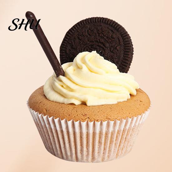 Greaseproof Muffin Paper Liners 200Pcs Cupcake Baking Cups Food Easy Release Cake Trays Grade BPA Free Non-stick Oil-proof