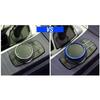Pierścień aluminiowy DEMILLO 1, odpowiedni do BMW serii 1 2 3 4 5 6 7 X3 X4 X5 X6 Gałka kontrolera multimedialnego iDrive na desce rozdzielczej(niebieski)