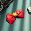 1PCS Christmas Children's Red Bow Hairpin Princess Versatile Back Head Hairpin Girl Top Clip New Year Girl Headwear