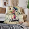 Mermaid Style Customize Your Name Blanket Warm Comfortable And Soft Blankets Are Suitable For Home Chairs Office Sofas Sofas Office Camping And Gifts