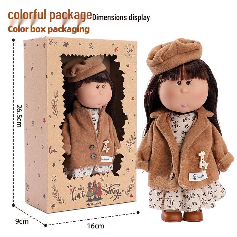 24cm Princess Mia Potato Doll Gift Box Set: Dress-up Barbie Doll for Girls