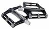 UPANBIKE Mountain Bike Bearing Pedals with 9/16" Spindle, Aluminum Alloy, Flat Platform for BMX, MTB, and Road Bicycles (Pink)