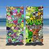 P-Plants vs Z-Zombies-S Game Towel Sports Quick Dry Travel Camping Gear Sandproof Soft Light Large Beach Towel