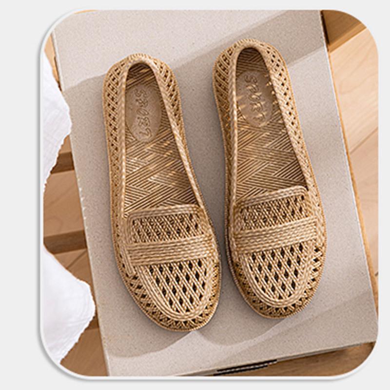 Dámské lehké protiskluzové prodyšné PVC sandály: Ideální pro letní svrchní oblečení