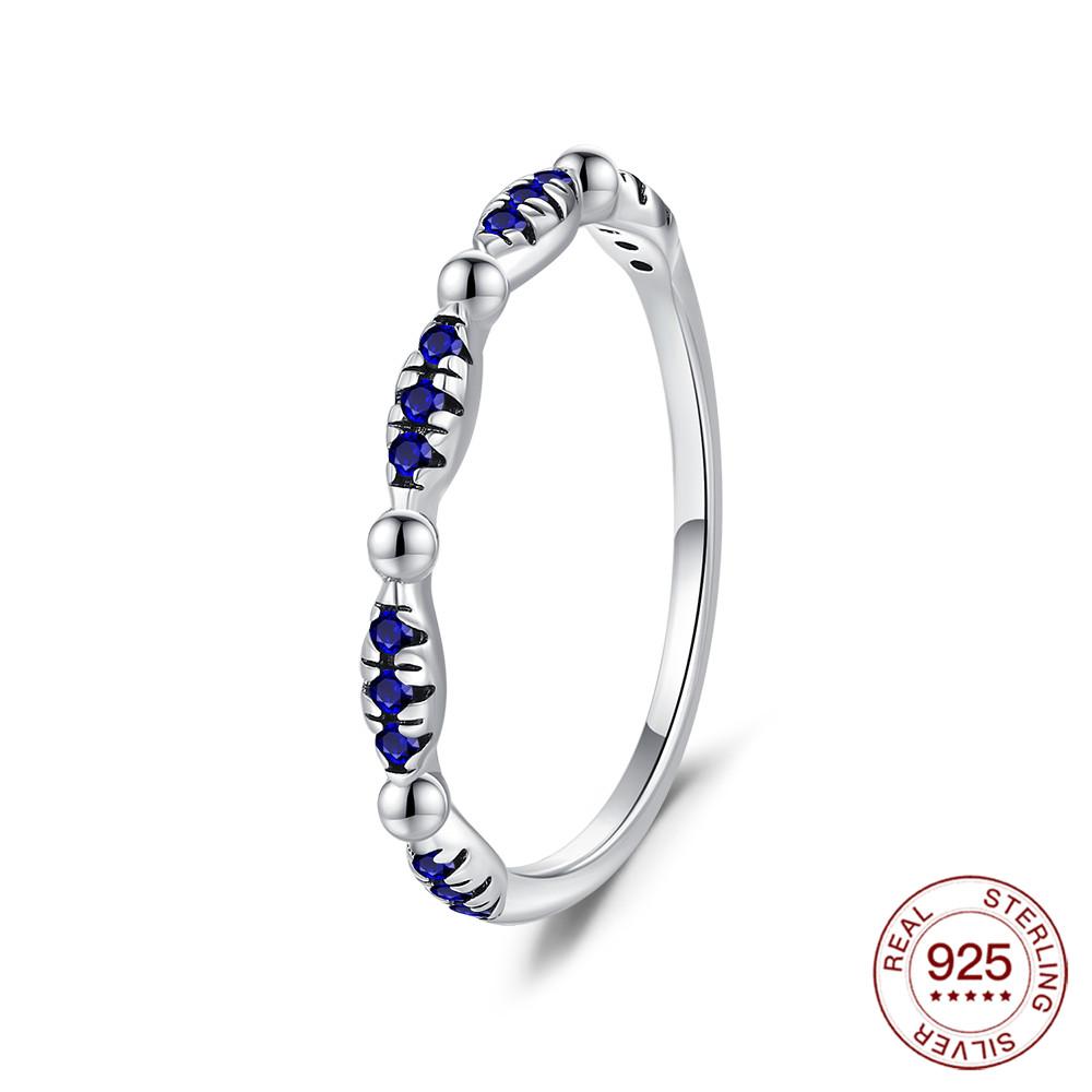 Nouvelles Bagues Bague en Argent 925 Bague Originale en Argent Perle Pour Femmes Luxe Zircon Simple Bague de Doigt Bijoux Cadeaux Amoureux