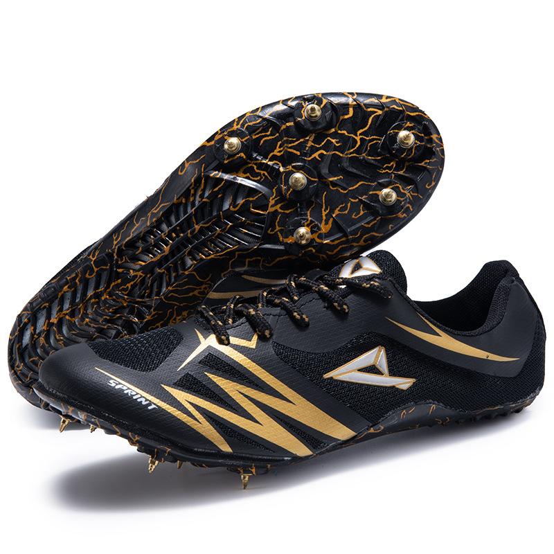 Neue Leichtathletikschuhe Herren Spikes atmungsaktives Mesh Wettkampf Sprint Trainingsschuhe Weitsprung Turnschuhe