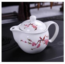 

Китайские традиции Фарфоровый чайник, дорожный офисный Чайный набор Двойной чайник Фильтр-ремень Чашка для чая Кунг-фу, Чайник Фарфоровая посуда