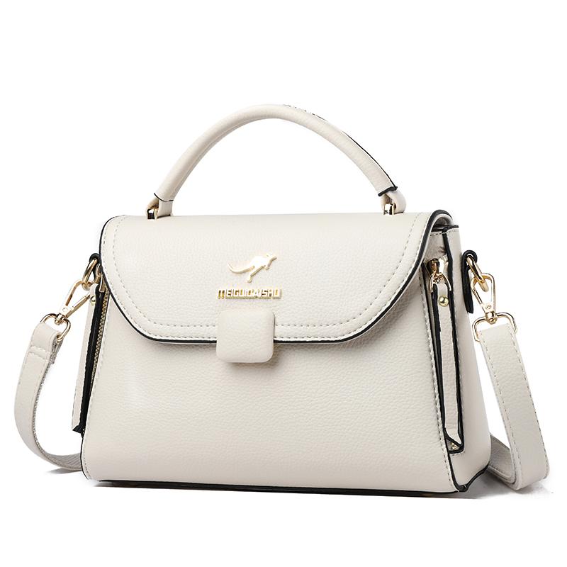 Женская кожаная сумка через плечо, женственная сумка, простая сумка, высококачественная, дизайнерская, роскошная, модная, женственная