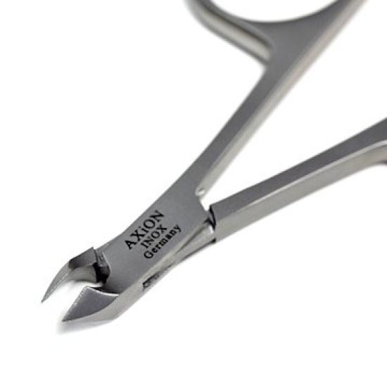 AXiON Stainless Steel Snip Snip Germany Scissor-Style Cuticle/Hangar (Smoke Finish) - Solingen, #slg008971fba