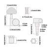 6Pcs Locking Guitar String Tuning Pegs Copper Alloy Machine Head Tuners Tuning Key for Electric Acoustics Guitar