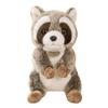 New Product Simulation Cute Cute Standing Little Raccoon Doll Plush Toy Children Comfort Toy Holiday Gift
