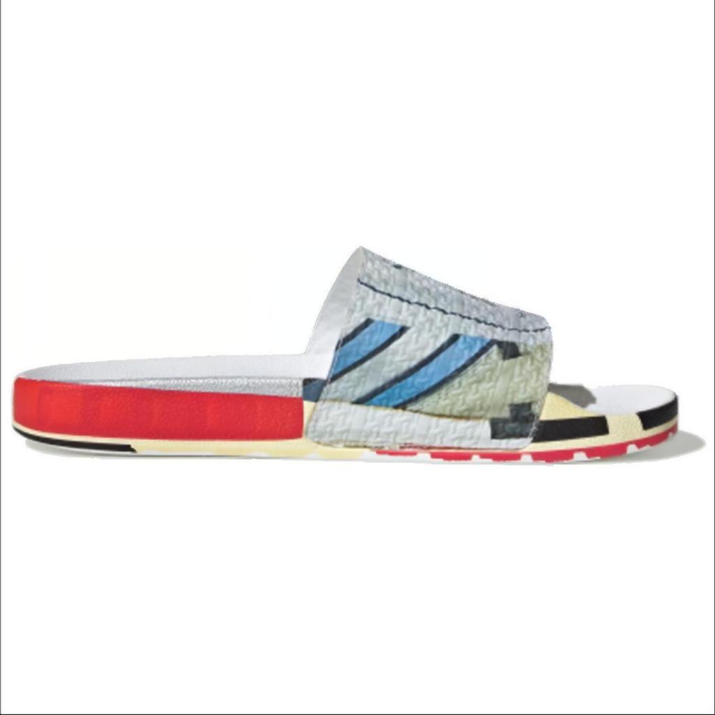 Adilette Raf Simons x Adilette Micro Adidas Originals Slides 'Trompe L'oeil' EE7955