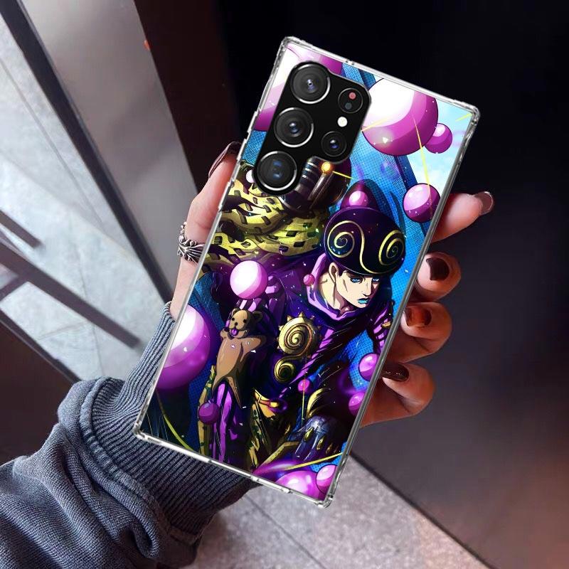 JoJo's Bizarre Adventure Cool Phone Case For Samsung Galaxy S26 S25 Edge S24 S23 Ultra S22 Plus S21 S20 FE Soft TPU Back Cover F