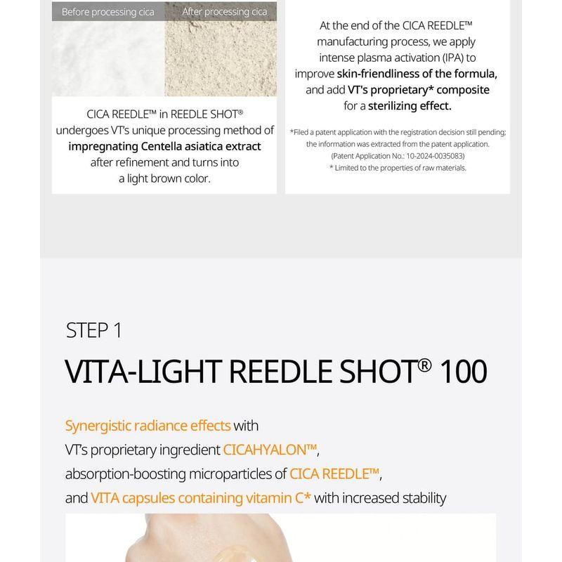 VT Vita-light Reedle Shot 100 2Step Hydrogel Mask