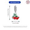 Beads Copper Charms Original Ringtones Christmas Pendant Beads Fit Bracelet Jewelry Diy Women Fine Gift Accessory