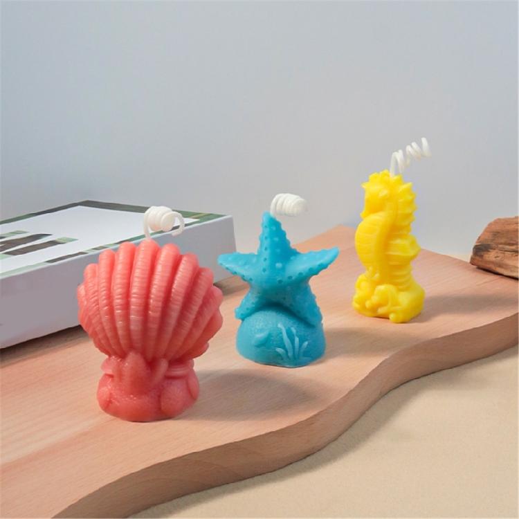 Marine Theme Silicone Conch Mold Large Resin Casting Mould for Candle Vessels Trinket Holders and Clay Crafting