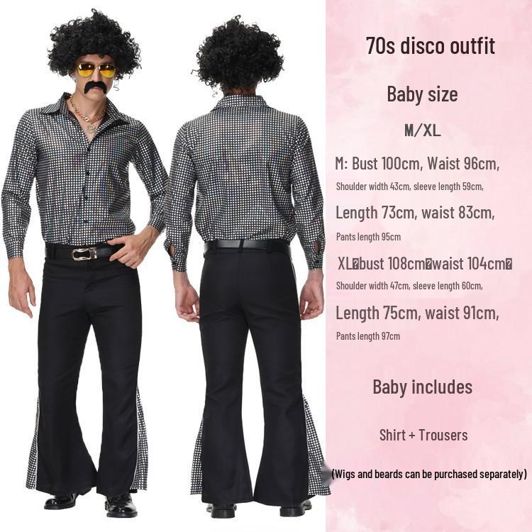Halloween 70s Disco Hippie Costume