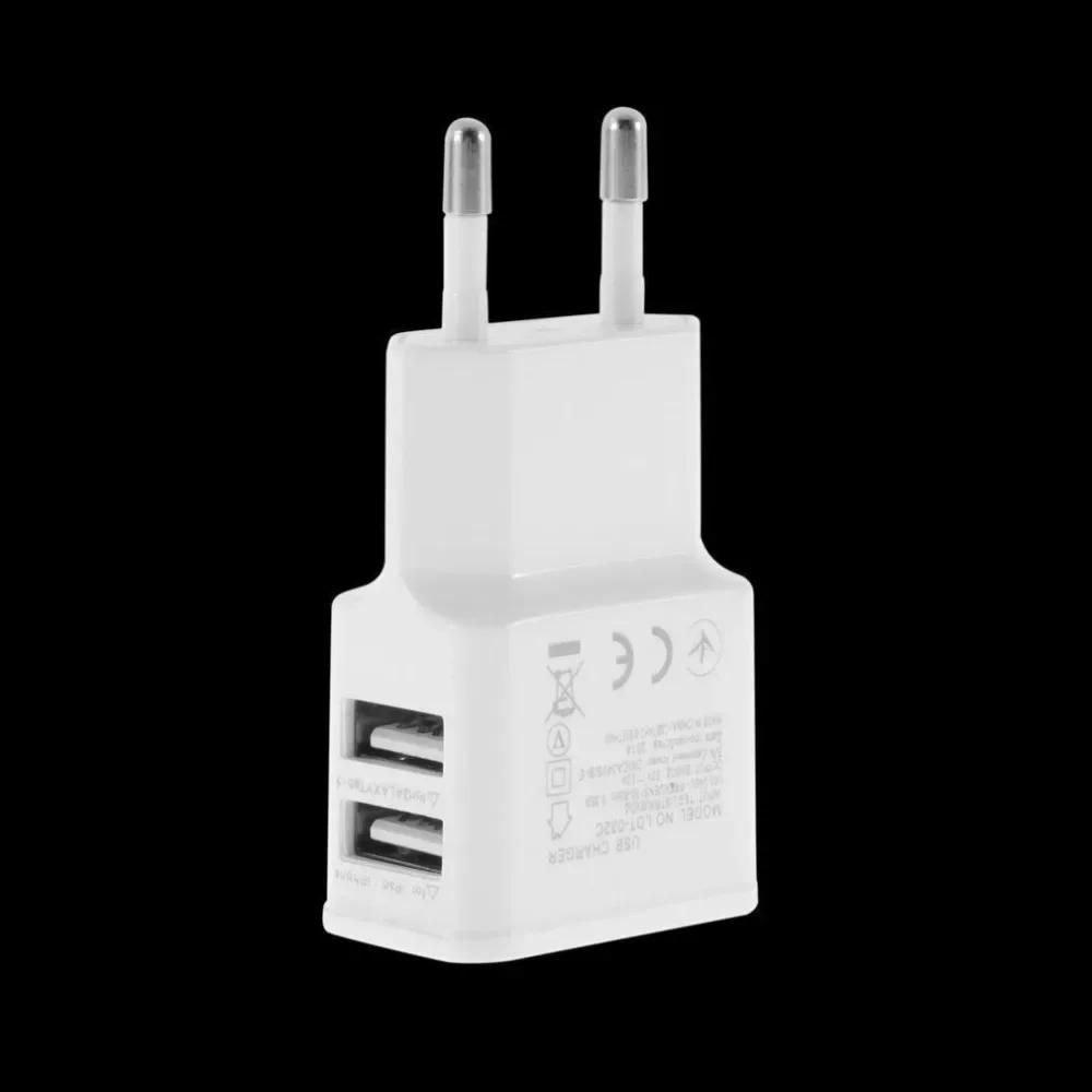 Adaptor de alimentare portabil Dual USB 5V, încărcător de telefon mobil, priză electrică, adaptor de încărcător inteligent de călătorie pentru smartphone