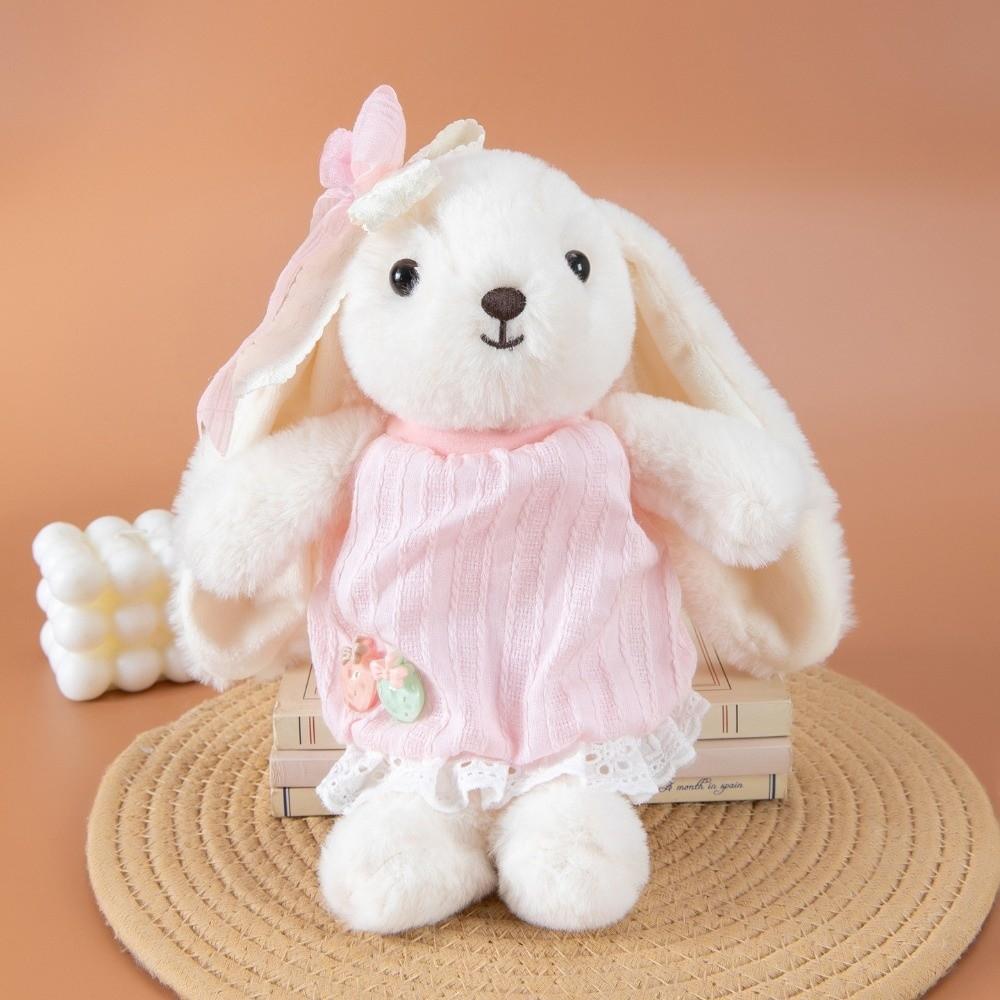 Long Ear Stuffed Animal Rabbit Clothed Bunny Rabbit Plushie Bunny Plush Toy Girls Gift
