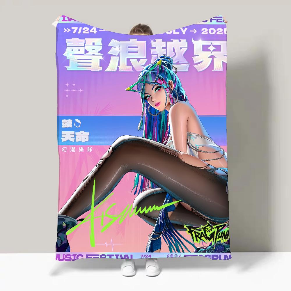 Game F-Fragpunk Blanket Design Lightweight  For Dorms, Naps, Living Room, Office,Sofa,All-Season 30x40in