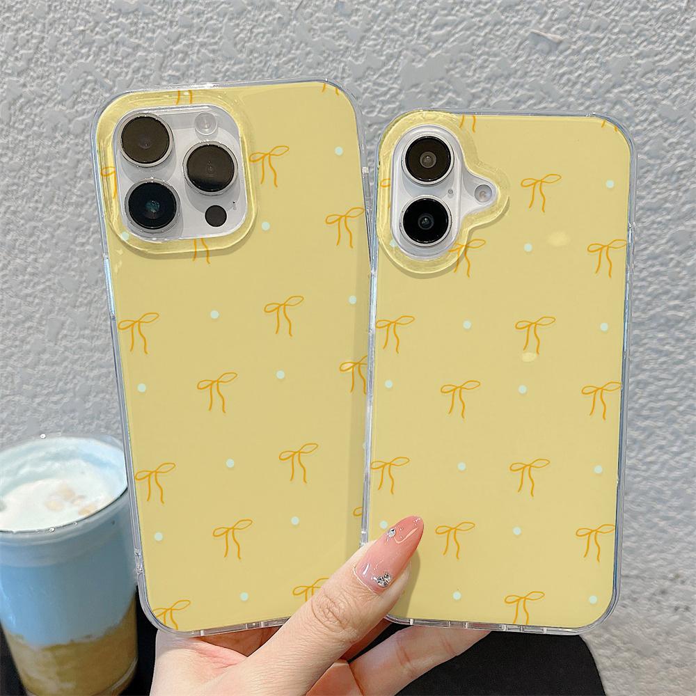 Painted Phone Case for iPhone 12 13 15 16 iPhone 16 12 13 14 15 Pro 14 15 16 Pro Max Coverage Shockproof Anti-Fingerprint Fresh Style Protective Case