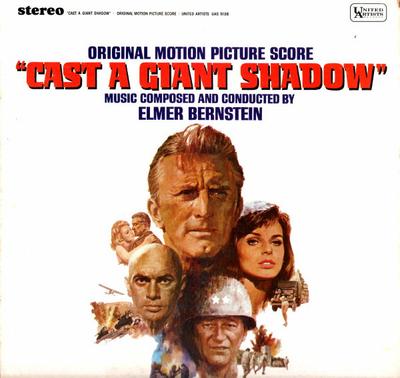 LP Record OST, ELMER BERNSTEIN - Cast A Giant Shadow UAS5138 UNITED ARTISTS 1966 US Soundtracks & Musicals Used