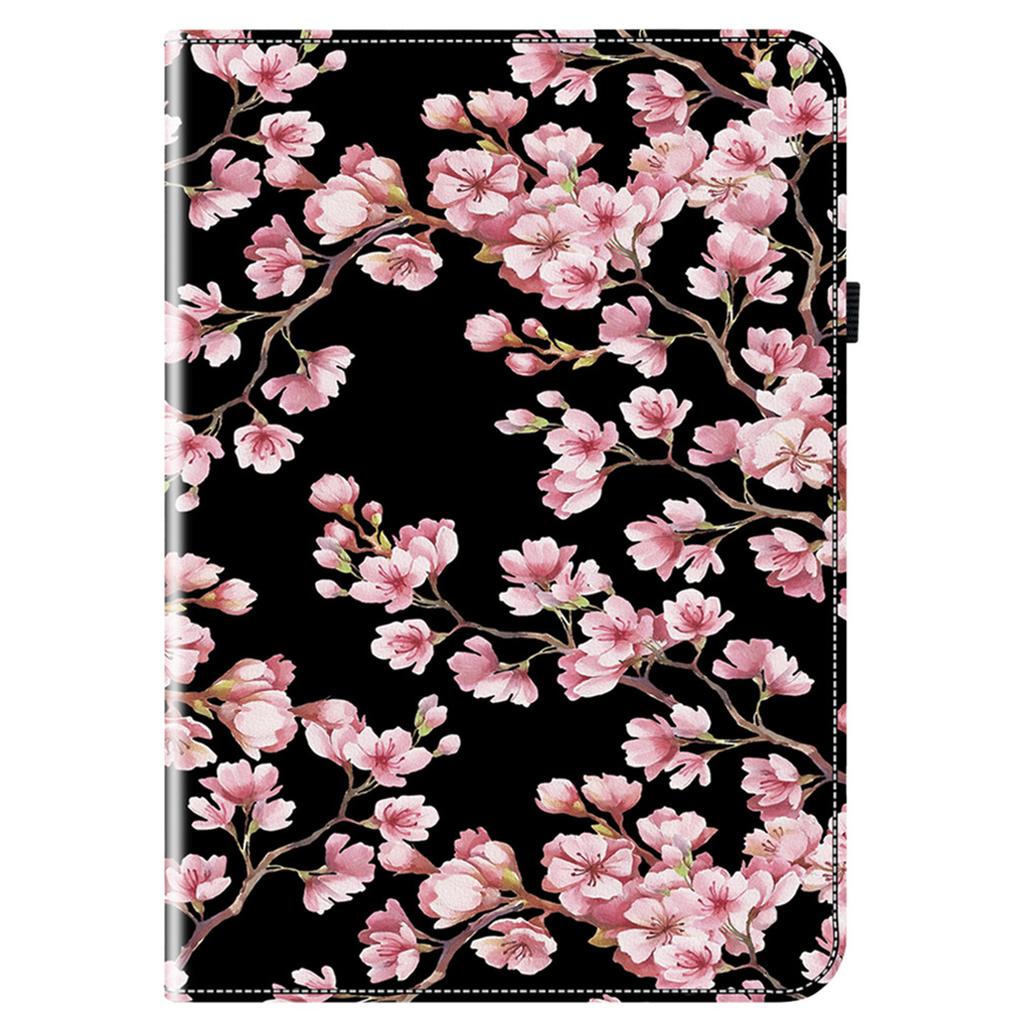 Para Samsung Galaxy Tab A11+ Capa de Couro Padrão Estampado Suporte Capa para Tablet com Porta-Cartões